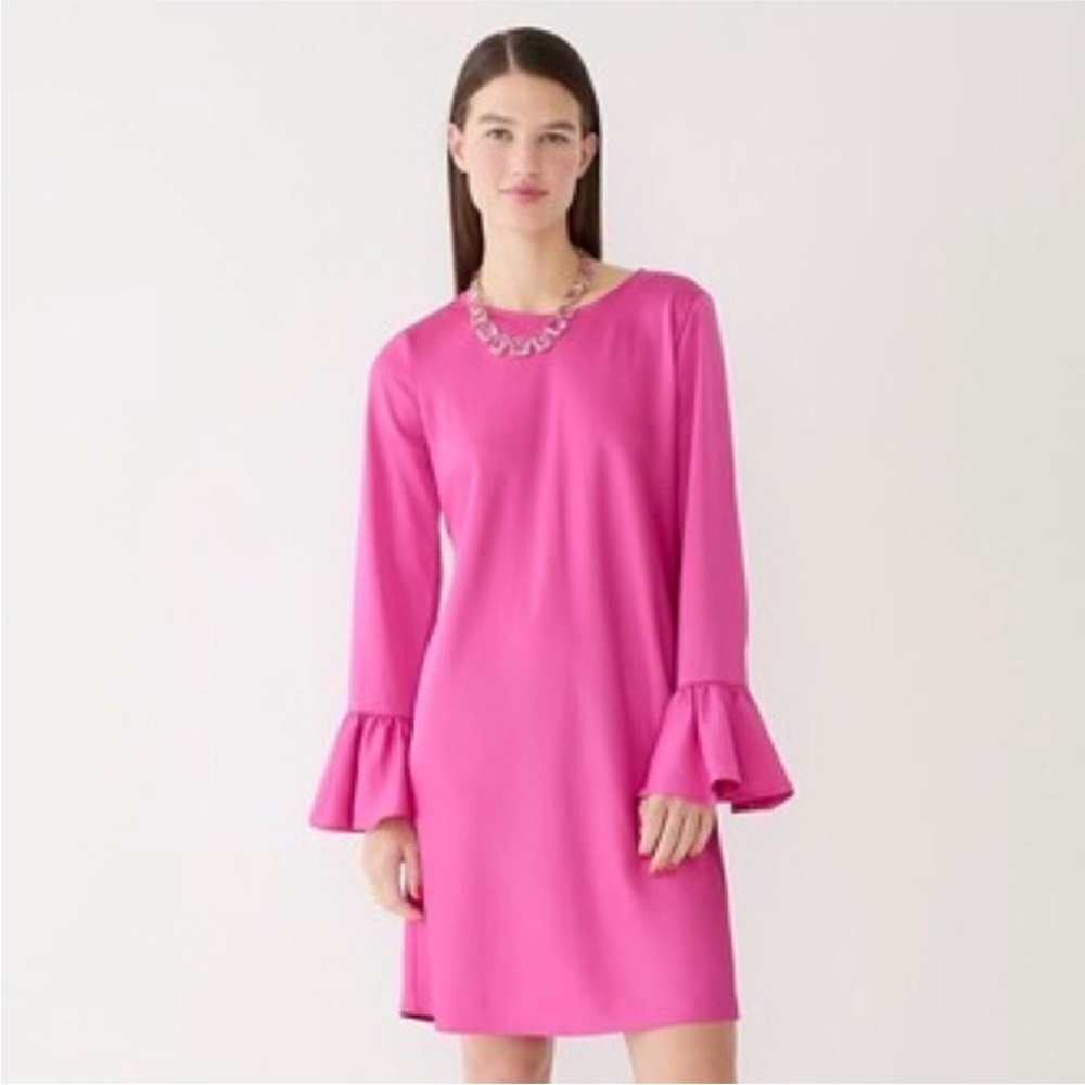 J Crew Winter Garden Dress Pink Size 0 NWT